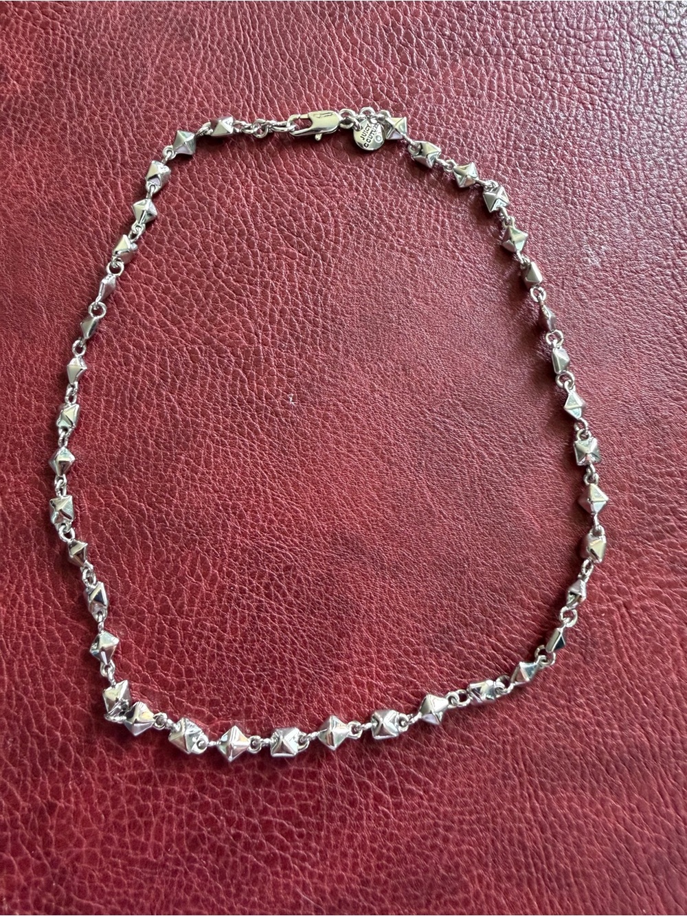 Juicy Couture Silver Faceted Bead Necklace - Silver - Picture 2 of 3